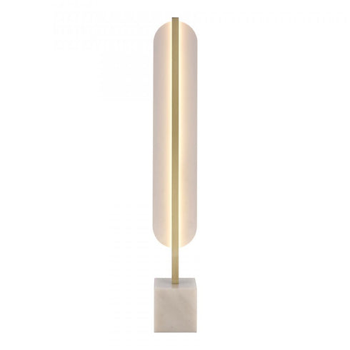 Elk Blade 44 Inch High Integrated LED Floor Lamp in White Finish Model: H0019-10349