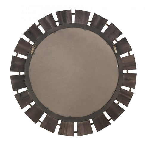 Elk Blade Mirror in Black Finish Model: H0036-10610