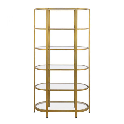 Elk Blain Bookshelf Brass in Antique Brass Finish Model: H0805-9913