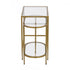 Elk Blain Nesting Table Set of 2 Brass in Antique Brass Finish Model: H0805-9915/S2