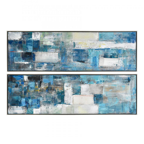 Elk Blue Apparent WALL ART in Blue Finish Model: H0016-8141/S2