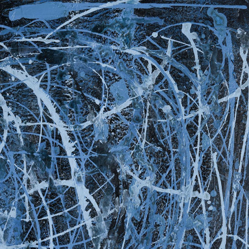 Elk Blue Rhythm WALL ART in Blue Finish Model: S0016-8128