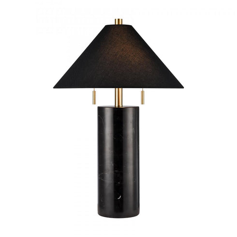 Elk Blythe 26 Inch High 2 Light Table Lamp in Black Model: H0019-10337