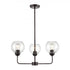Elk Boman 23 Inch Wide 3 Light Chandelier in Oil Rubbed Bronze Model: CN280327