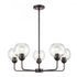 Elk Boman 28 Inch Wide 5 Light Chandelier in Oil Rubbed Bronze Model: CN280527
