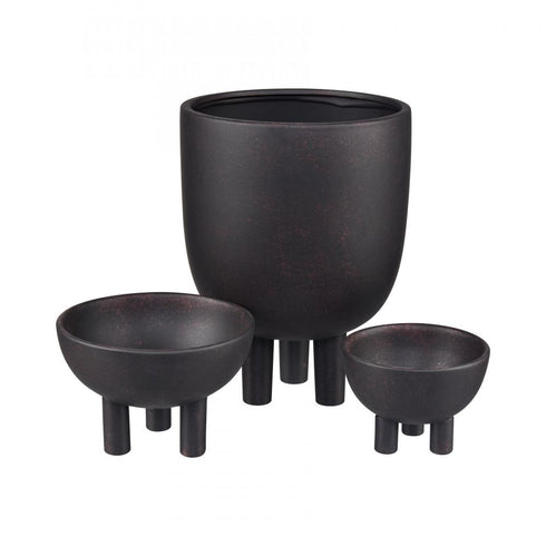 Elk Booth Bowl Small (4 pack) (4 pack) in Black Finish Model: H0017-10421