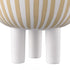 Elk Booth Striped Bowl Small (2 pack) (2 pack) in White Finish Model: H0017-10643