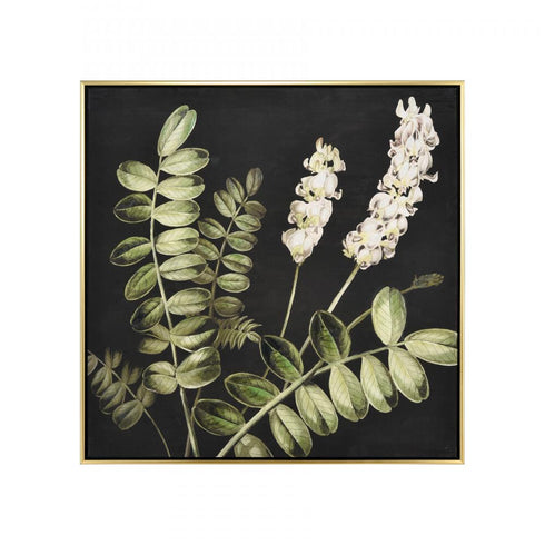Elk Botanical Study II Framed Wall Art in Green Finish Model: S0016-10169