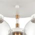 Elk Boudreaux 15 Inch Wide 3 Light Semi Flush Mount in Matte White Model: 24435/3