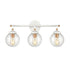 Elk Boudreaux 24 Inch Wide 3 Light Vanity Light in Matte White Model: 24432/3