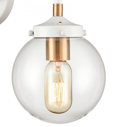 Elk Boudreaux 24 Inch Wide 3 Light Vanity Light in Matte White Model: 24432/3