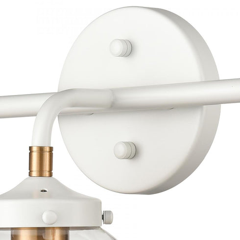 Elk Boudreaux 24 Inch Wide 3 Light Vanity Light in Matte White Model: 24432/3