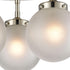 Elk Boudreaux 3 Light SEMI FLUSH MOUNT in Polished Nickel Finish Model: 15362/3