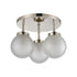 Elk Boudreaux 3 Light SEMI FLUSH MOUNT in Polished Nickel Finish Model: 15362/3