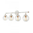 Elk Boudreaux 33 Inch Wide 4 Light Vanity Light in Matte White Model: 24433/4
