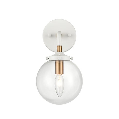 Elk Boudreaux 6 Inch Wide 1 Light Vanity Light in Matte White Model: 24430/1