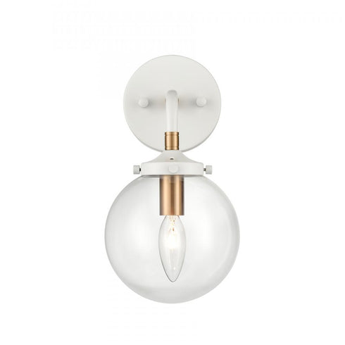 Elk Boudreaux 6 Inch Wide 1 Light Vanity Light in Matte White Model: 24430/1