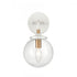 Elk Boudreaux 6 Inch Wide 1 Light Vanity Light in Matte White Model: 24430/1