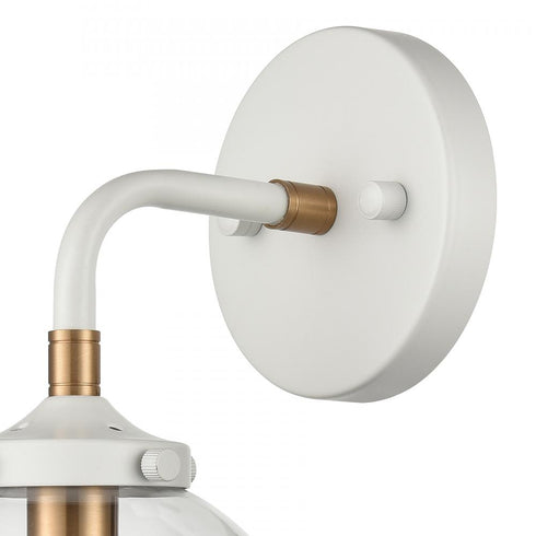 Elk Boudreaux 6 Inch Wide 1 Light Vanity Light in Matte White Model: 24430/1