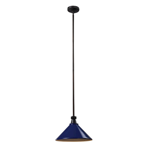 Elk Boulton 1 Light PENDANT in Oiled Bronze Finish Model: 66481-1