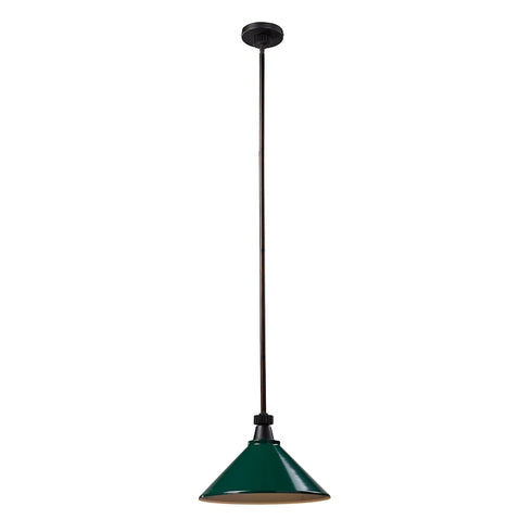 Elk Boulton 1 Light PENDANT in Oiled Bronze Finish Model: 66482-1