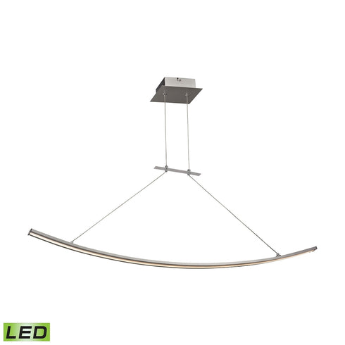 Elk Bow ISLAND LIGHT in Aluminum Finish Model: LC1310-10-98