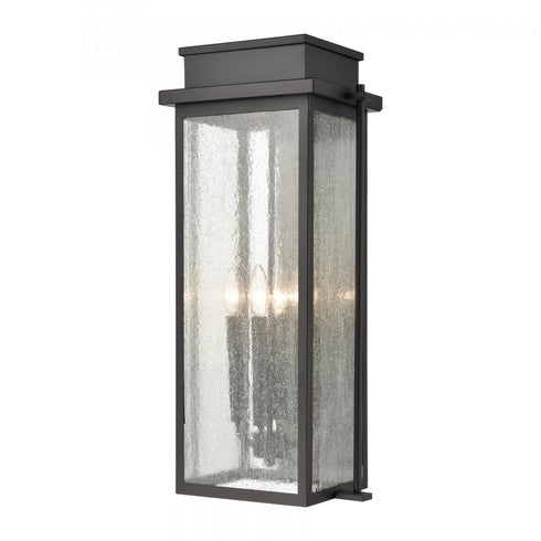 Elk Braddock 25.75 Inch High 4 Light Outdoor Sconce in Architectural Bronze Model: 45445/4