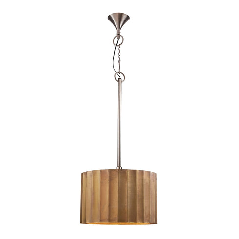 Elk Brass Clad 1 Light PENDANT in Gold Finish Model: 985-026