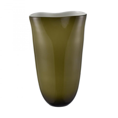 Elk Braund Vase in Olive Model: H0047-10981