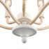 Elk Breezeway 15.5 Inch Wide 3 Light Semi Flush Mount White Coral Model: 52275/3