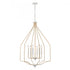 Elk Breezeway 28'' Wide 6 Light Pendant White Model: 52277/6