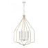 Elk Breezeway 28'' Wide 6 Light Pendant White Model: 52277/6