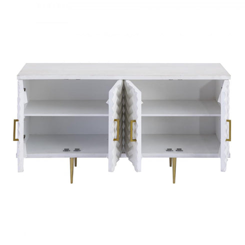Elk Brendle CABINET CREDENZA in Whitewash Finish Model: S0805-9467