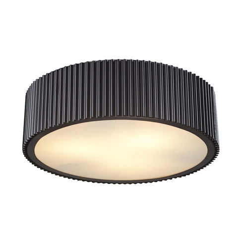 Elk Brendon FLUSH MOUNT in Oil Rubbed Bronze Finish Model: 66419/3