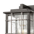 Elk Brewster 1 Light SCONCE in Matte Black Weathered Zinc Weathered Zinc Finish Model: 46710/1