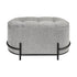 Elk Brida BENCH OTTOMAN in Black Finish Model: S0035-7417