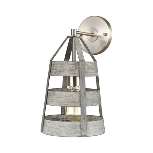 Elk Brigantine SCONCE in Weathered Driftwood Finish Model: 33450/1