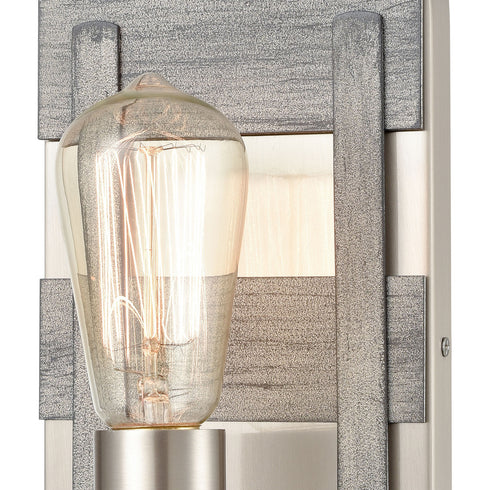 Elk Brigantine VANITY LIGHT in Weathered Driftwood Finish Model: 33451/1
