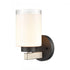 Elk Briggs 5 Inch Wide 1 Light Vanity Light in Black Model: 85440/1
