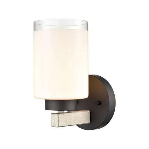 Elk Briggs 5 Inch Wide 1 Light Vanity Light in Black Model: 85440/1