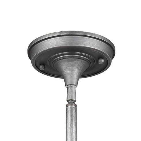 Elk Briggs ISLAND LIGHT in Weathered Zinc Satin Nickel Satin Nickel Finish Model: 16502/2