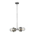Elk Briggs ISLAND LIGHT in Weathered Zinc Satin Nickel Satin Nickel Finish Model: 16502/2