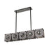Elk Brilliance ISLAND LIGHT in Oil Rubbed Bronze Smoke plated Crystal Smoke plated Crystal Finish Model: D4651