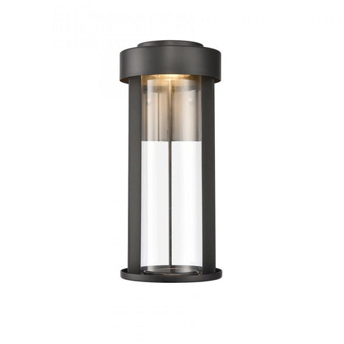 Elk Brillis 13.75 Inch High 1 Light Outdoor Sconce in Matte Black Model: 69630/LED