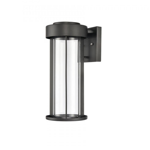 Elk Brillis 13.75 Inch High 1 Light Outdoor Sconce in Matte Black Model: 69630/LED
