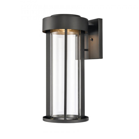 Elk Brillis 16 Inch High 1 Light Outdoor Sconce in Matte Black Model: 69631/LED