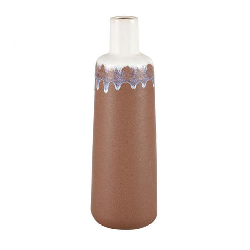 Elk Brinson Vase Tall (2 pack) (2 pack) in Matte Brown Finish Model: S0017-10023