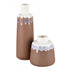 Elk Brinson Vase Tall (2 pack) (2 pack) in Matte Brown Finish Model: S0017-10023