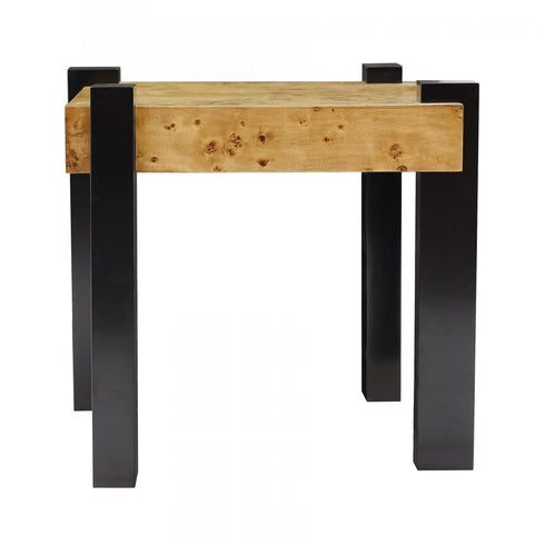 Elk Bromo Accent Table in Natural Burl Model: S0075-9859