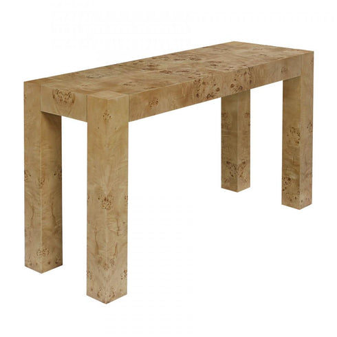 Elk Bromo Console Table in Natural Burl Model: S0075-9965